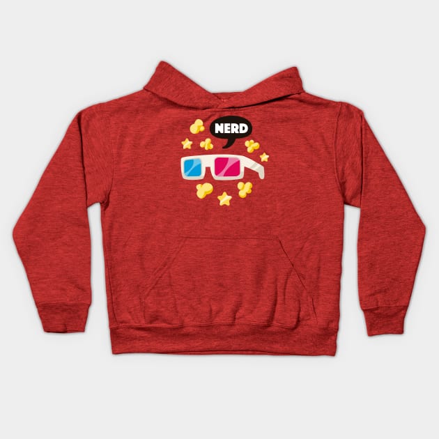 Movie Nerd Kids Hoodie by Fenomeno